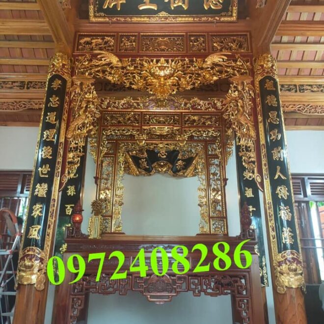 Cửa Võng Nhà Thờ Họ sản xuất tại CSSX Nghĩa Thúy - Sơn Đồng LH: 0972 408 286