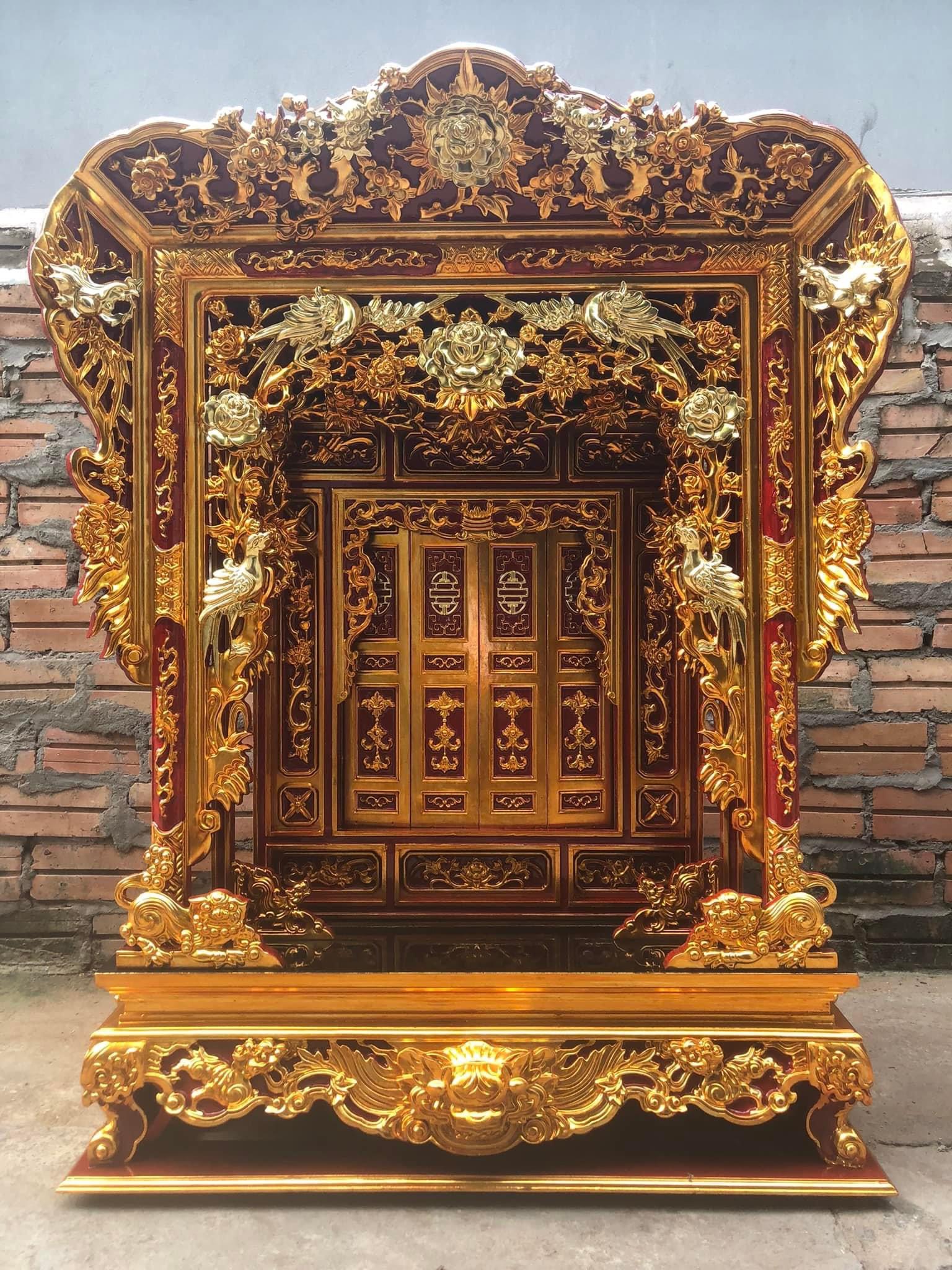 Khám Thờ Tượng sản xuất tại CSSX Nghĩa Thúy - Sơn Đồng. LH: 0972 408 286