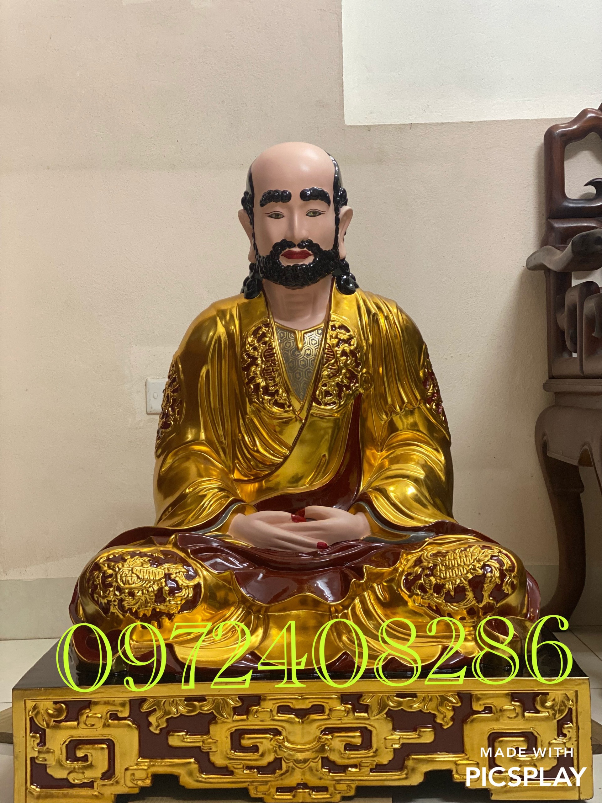 Tượng Phật Tổ Tây sản xuất tại CSSX Nghĩa Thúy - Sơn Đồng LH: 0972 408 286