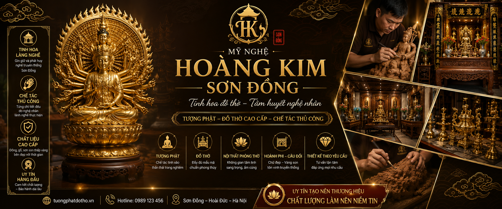 Đồ thờ tượng Phật Sơn Đồng